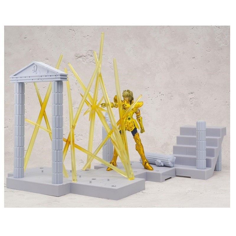 Saint Seiya Bandai DD Panoramation Leo Aiola figure e tempio