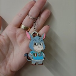 Portachiavi Ciuccio Napoli mascotte