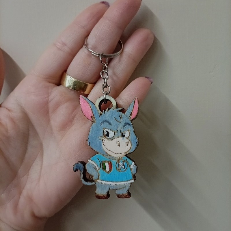 Portachiavi Ciuccio Napoli mascotte