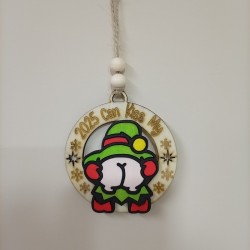 Decorazioni natalizie divertenti in legno addobbi Elfo