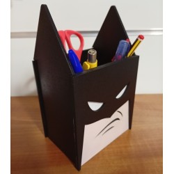 Portapenne in legno personalizzato Batman