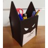 Portapenne in legno personalizzato Batman