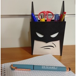 Portapenne in legno personalizzato Batman