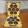Scatola portadadi in legno "The Dice Giveth. The Dice Taketh Away"