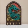 Portachiavi da parete in legno appendichiavi da muro - Dragone