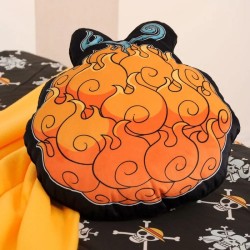 Cuscino One Piece frutto Mera Mera No Mi