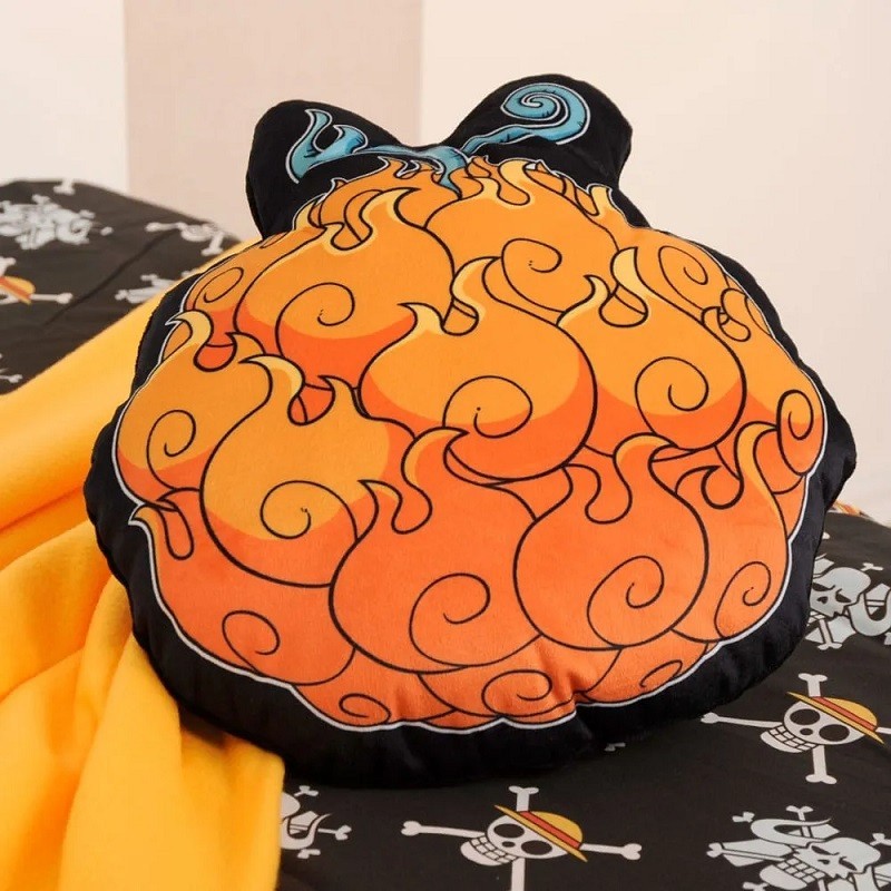 Cuscino One Piece frutto Mera Mera No Mi